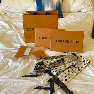 Louis Vuitton Let’s Go BB Bandeau Silk Scarves
